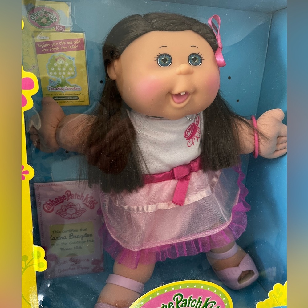 Cabbage Patch Kids Girly Girl Doll with Pink Outfit
